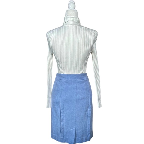 SUNDANCE Legend Stretchy Ribbed Organic Cotton Turtleneck in ivory - Picture 3 of 8